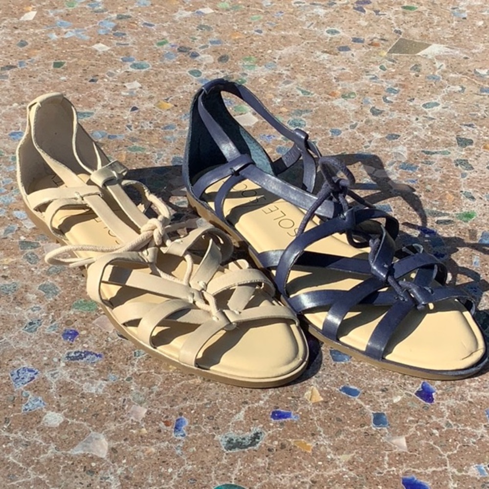 Two pairs of Sole Society Gladiator style sandals